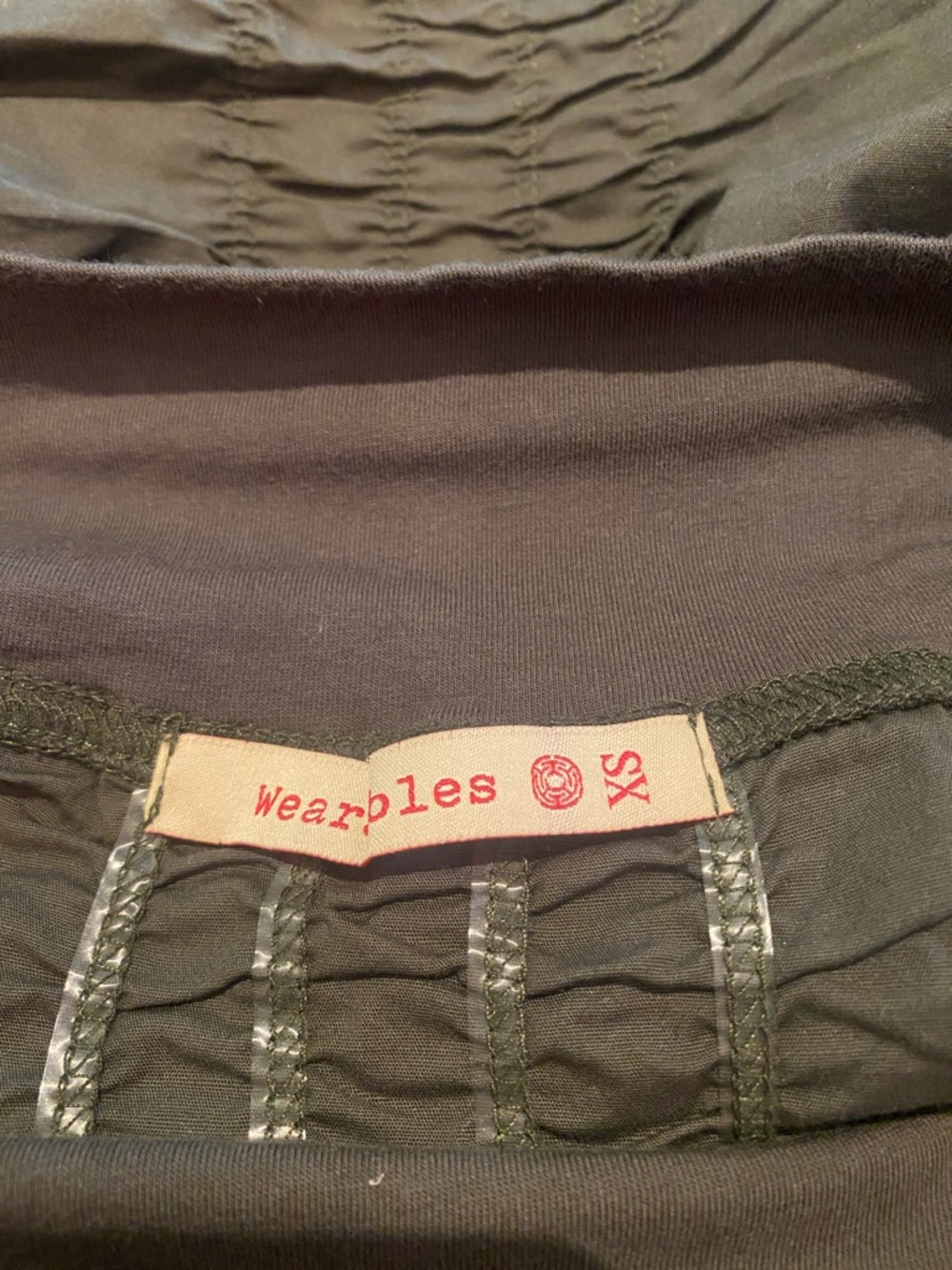 XCVI Wearables Core The Trace Ruched Skirt Olive Size XS - Picture 9 of 9